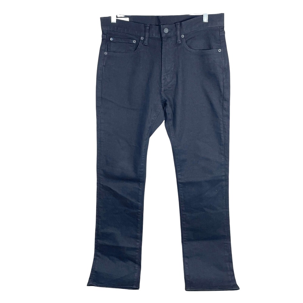 Gap Boot Jeans Mens 33x32 Jet Black Stretch Dark Wash Cotton Blend Denim‎